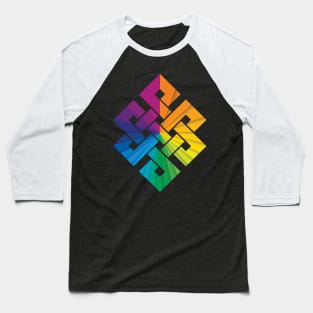 Endless Rainbow Knot Baseball T-Shirt